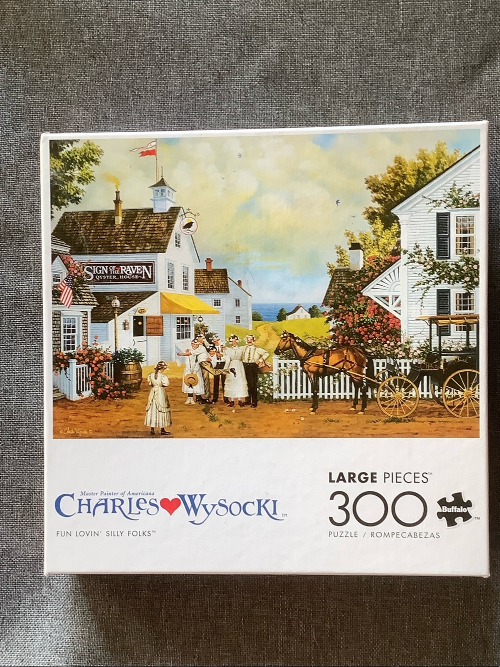 Charles Wysocki 300-Piece Puzzle - Fun Lovin’ Silly Folks